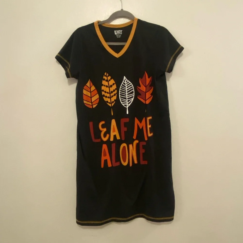 Lazy One Charcoal Nightie Tee - Picture 1 of 3